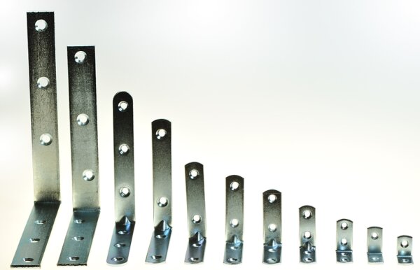 Stellagenwinkel 150mm, blau verzinkt