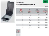 RoseBox Granitbohrer PRIMUS 7tlg.