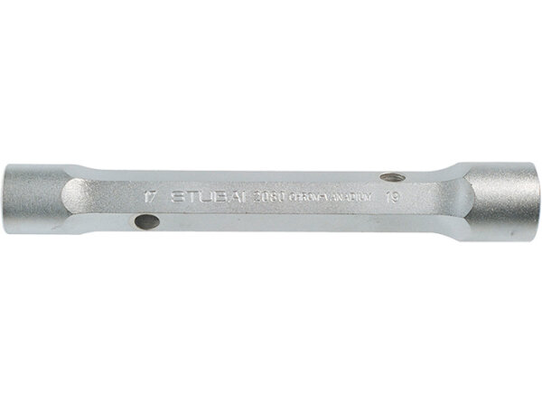 Steckschl.massiv DIN-896A CV verchromt 6 x 7 mm Schlüsselweite