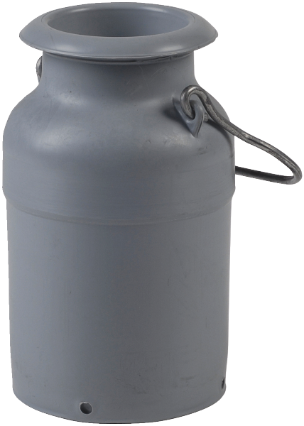 Milchkanne aus Kunststoff, 10 Liter Fassungsvermögen
