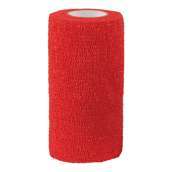 Flex-Wrap-Bandage, ca. 10cm breit, 4,5m lang, rot
