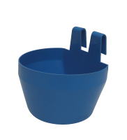Trinkbecher und Futternapf aus Kunststoff, 300ml, blau