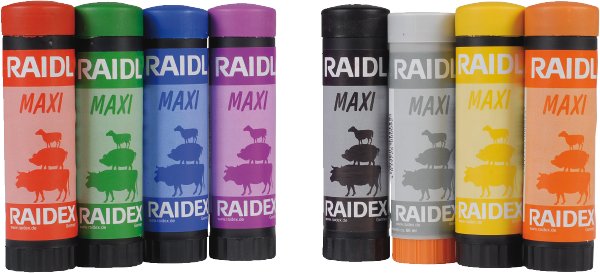 Viehkennzeichenstift RAIDEX Maxi, rot