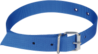 Halsmarkierungsband mit Rollenschnalle, blau, 120cm