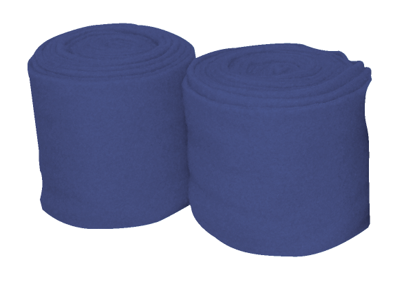 Fleece-Bandagen, ca. 10cm x 3.5m, blau, 4 Stk.