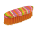 Mähnenbürste im Regenbogen-Design, 17.7 x 5cm